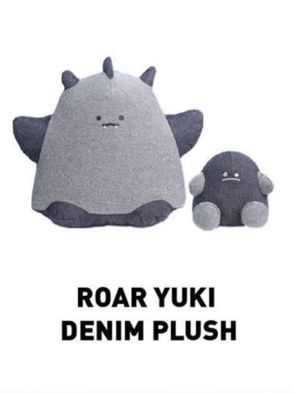 Authentic ROAR YUKI Bicolor Denim Plush